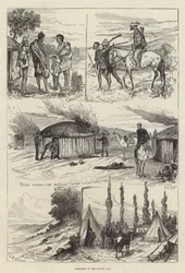 Schizzi della guerra dei Kaffir
